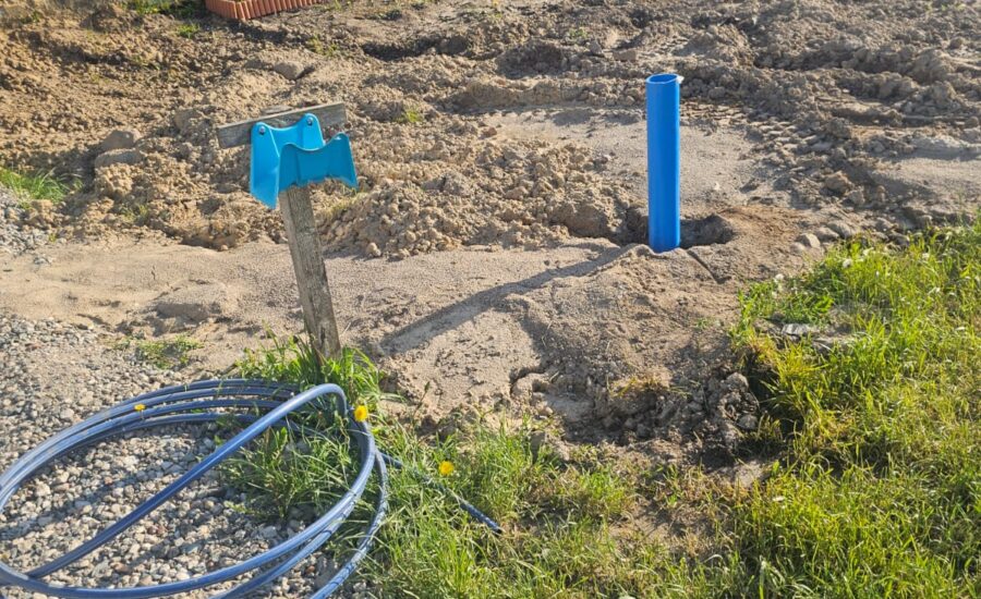 Odwiert studni głębinowej w Zameczku Grabiny