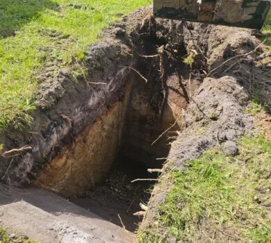 Wiercenie studni głębinowej w Kamieniu