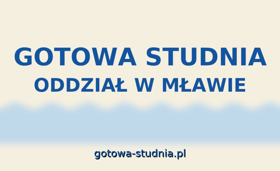 Studnie głębinowe Mława