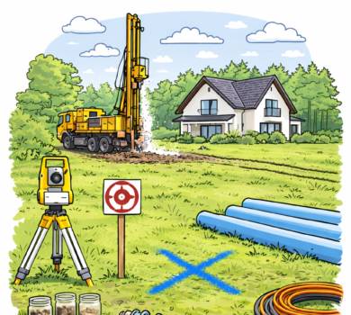 jak przygotować działkę pod studnię głębinową