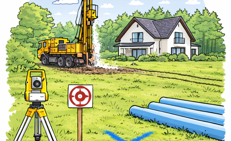 jak przygotować działkę pod studnię głębinową