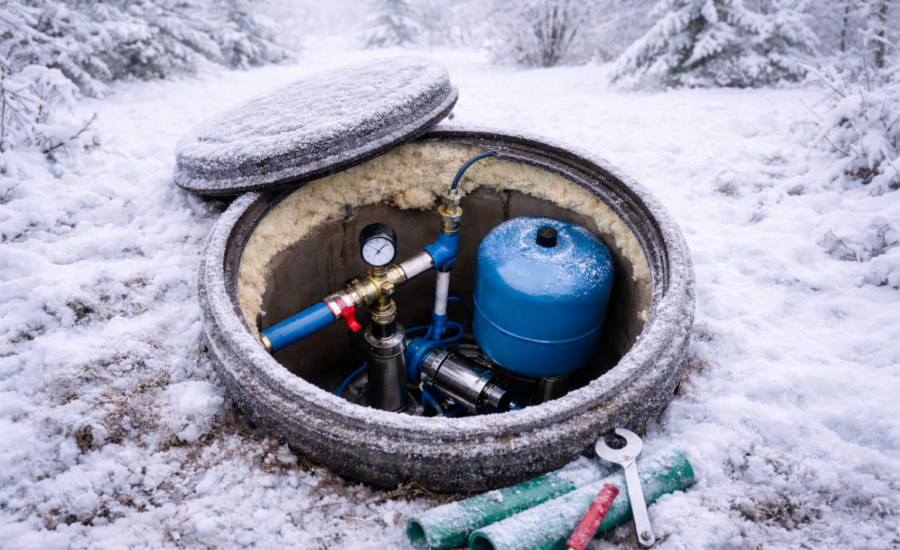 jak przygotować studnię na zimę
