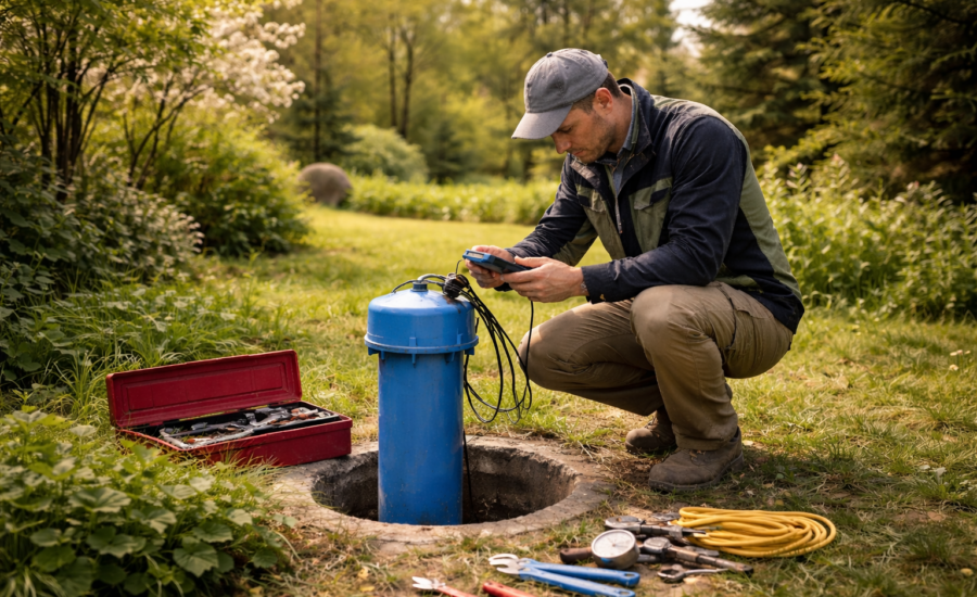 wiosenny przegląd studni głębinowej
